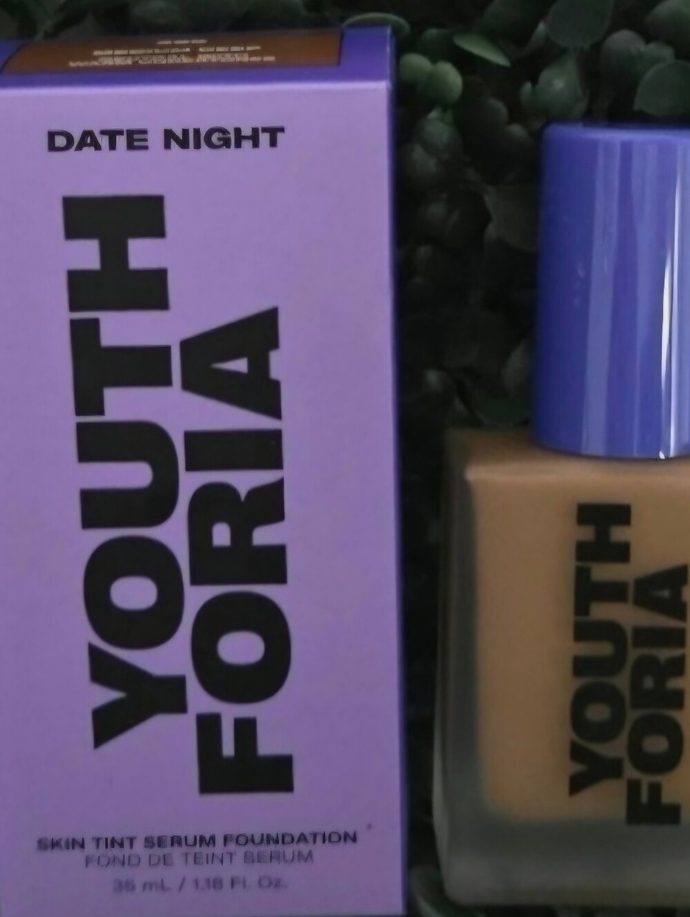 Youthforia Date Night Skin Tint Serum Foundation 390 Medium Deep 35ml NIB
